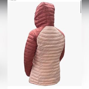 Columbia Women's White Out FS Hooded Jacket Puffer XL Pink/Rust‎ Nwt